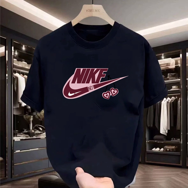 Selección de marcas 1. Área especial de descuento 1. Subvención de 10 mil millones de yuanes 1. Camiseta de manga corta para hombres y mujeres con camiseta de cuello redondo suelta y pesada