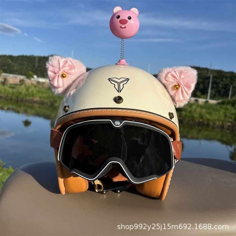 Tailing Accessories Electric Vehicle Decoration Accessories 2025 Niu Electric Vehicle Modification Helmet Stickers Aima Metaverse