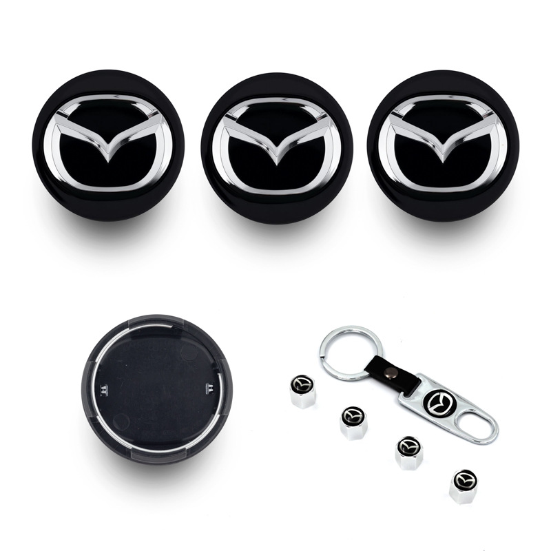 Suitable for Mazda Wheel Hub Cap 57mm Mazda 6 Wheel Hub Center Plastic Cap 57mm Mazda 3 Tire Center Mark