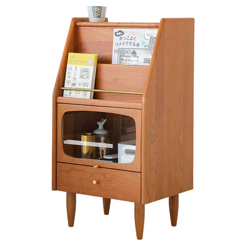 Wooden Small Bookshelf/Simple Multifunctional Corner Cabinet/Storage Cabinet/Nordic Storage Cabinet for MuLin/Fangtang Magazine Cabinet