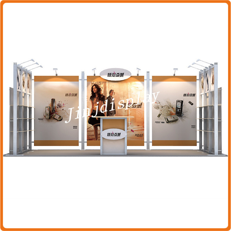 欧洲风格新型环保便携式展架 折叠资料架 广交会展架