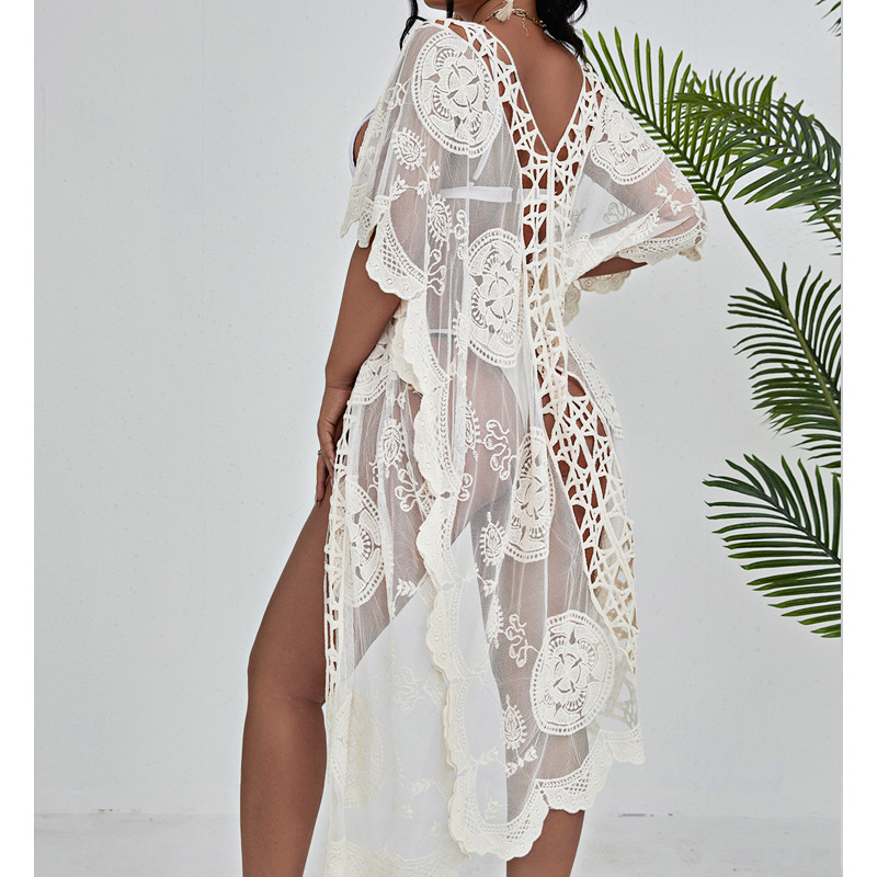 Womenu0027S Fashion Solid Color Polyester Cover Ups 1 Piece