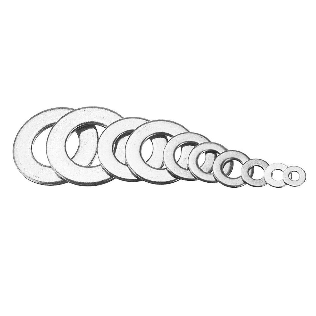 180Pcs M2/2.5/3/4/5/6/8/10 Cross-Border Supply Flat Washer Combination Set