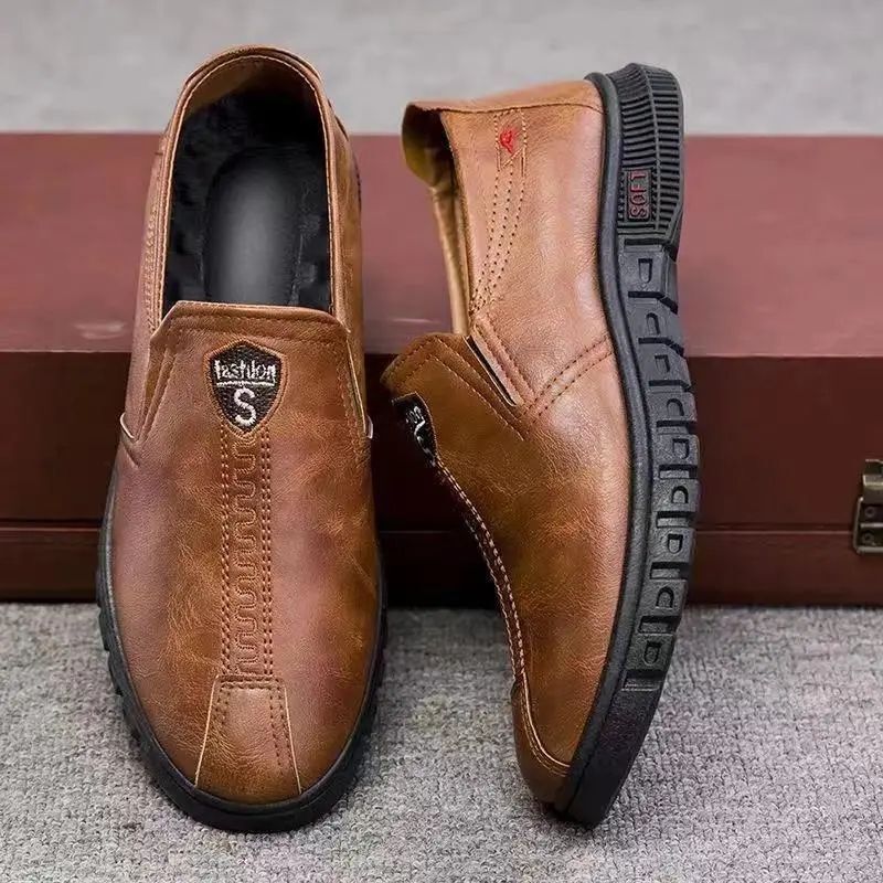 2026 Summer Hot-Selling Versatile Men's Business Shoes, Fashionable Leather Shoes, Casual Odor-Free Slip-Ons Wholesale 2026 Summer Hot-Selling Versatile Men's Business Shoes, Fashionable Leather Shoes, Casual Odor-Free Slip-Ons Wholesale