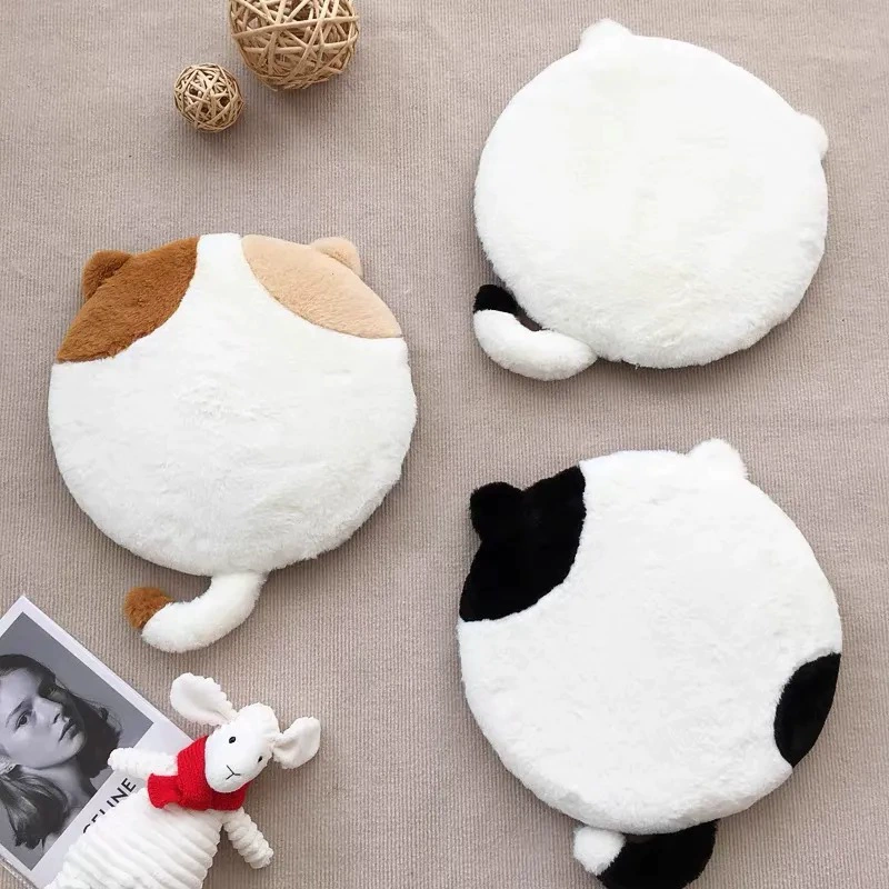 Японская кошка Хлопок Память Подушка Симпатичная Задняя Подставка Кошка Офисное сиденье Подушка Татами