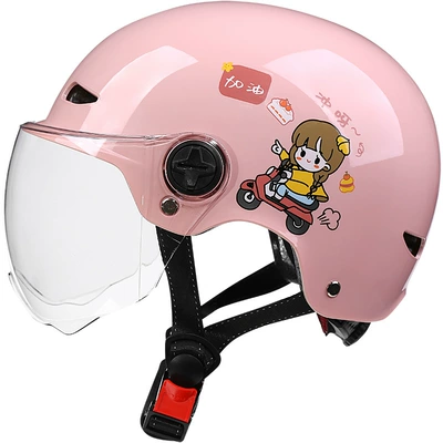Wholesale 3c Certified Children's Helmet Motosiklet kaskı (dəbilqə) - wholesale-508-pink-girl
