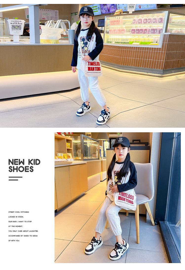 Modische Kindersneaker Mit Klettverschluss Für Mädchen Und Jungen_voghion.com
