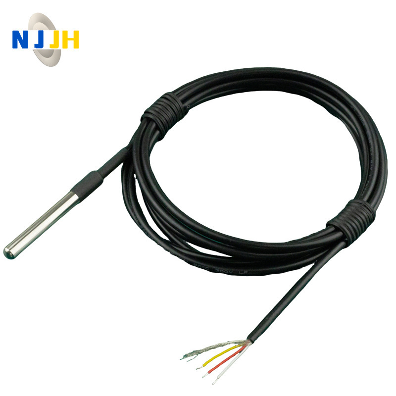 Ds18B20 Digital Temperature Sensor Charging Pile Electrical Equipment Environmental Temperature Stainless Steel Temperature Probe