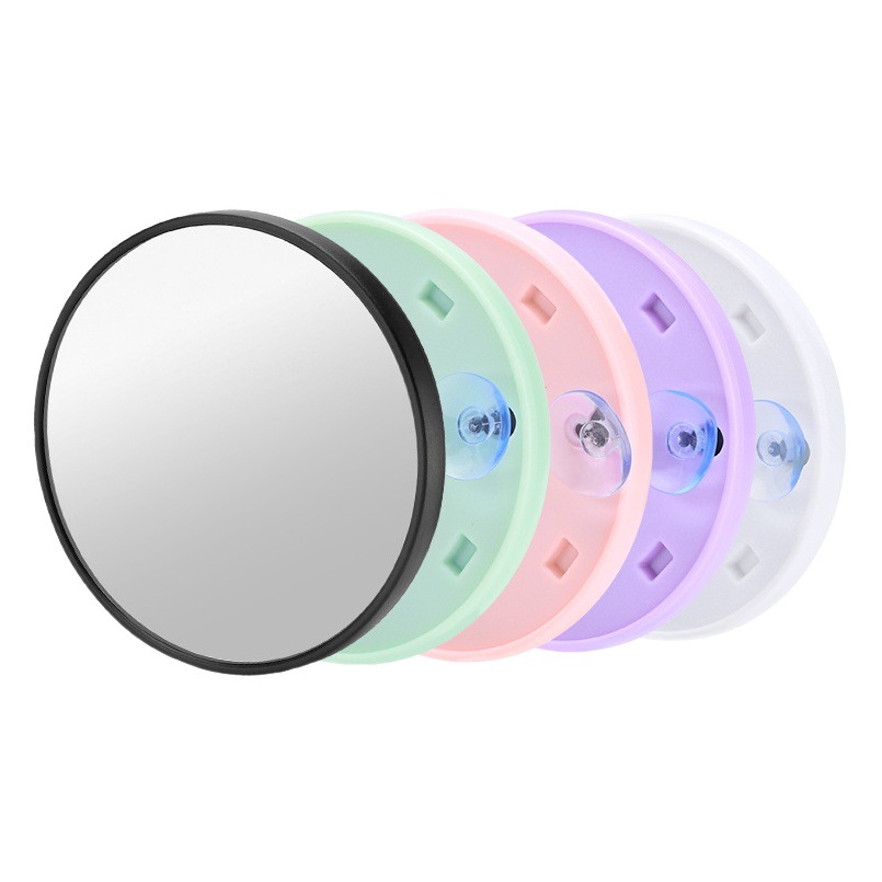 Small Mirror 5X 10X 15X High-Definition Makeup Mirror Suction Cup Clear Magnifying Mirror Portable Mirror Plastic Manufacturer Wholesale