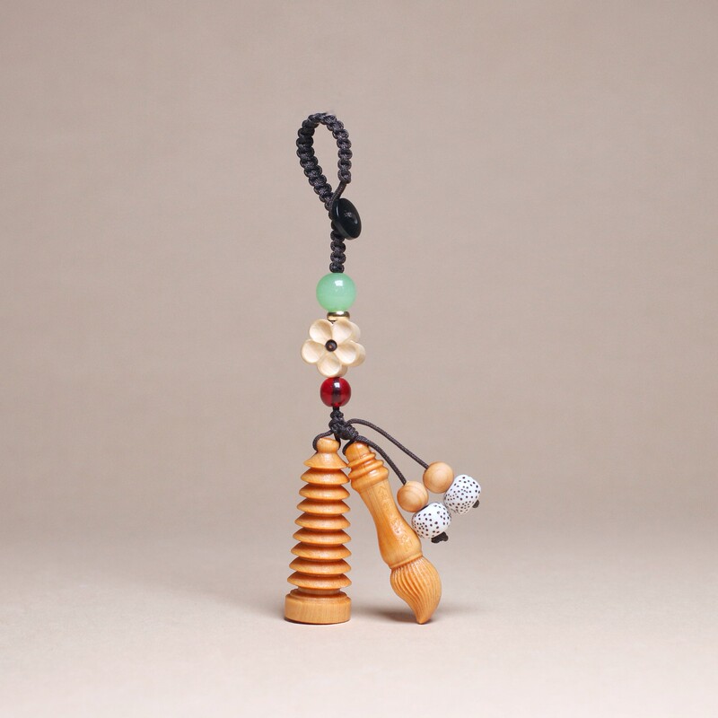 Yabai Nine-storey Wenchang Tower Number One Pen to be no. 1 College Entrance Examination Student Gift Keychain Bag Pendant Mobile Phone Chain Yabai Nine-storey Wenchang Tower Number One Pen to be no. 1 College Entrance Examination Student Gift Keychain Bag Pendant Mobile Phone Chain