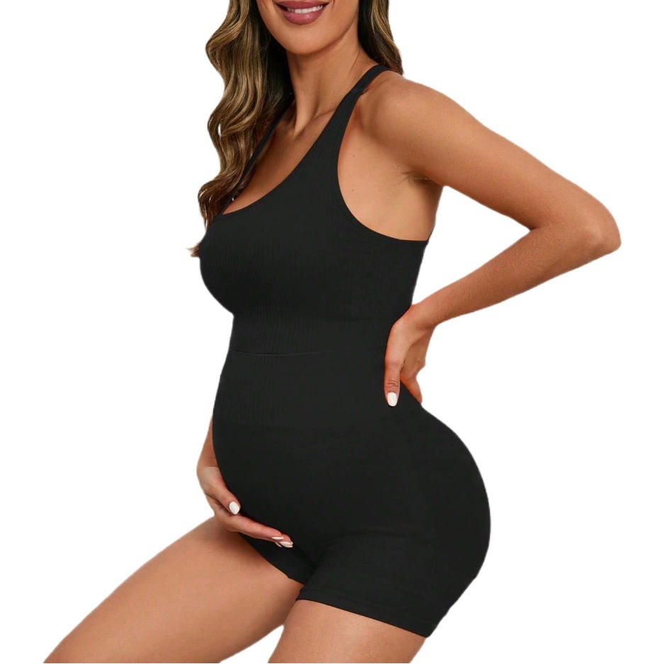 Популярная летняя одежда для йоги для беременных, влагоотводящие быстросохнущие спортивные шорты, комплект из двух предметов для покрытия беременного живота, костюм для беременных для женщин