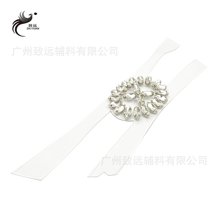 Decoraciones de pedrería para zapatos, accesorios elegantes para calzado, sandalias, pantuflas, pedrería de garra, accesorios transparentes para decoración de zapatos, superventas transfronterizos.