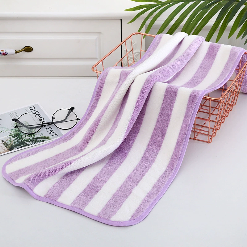 Coral soft dry bath towel, wholesale, water absorbent, Birthday gift