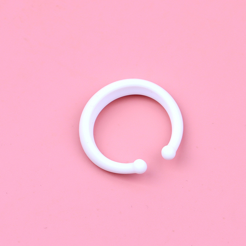 Silicone C-Shaped Foreskin Ring, Semi-Circular Delay Ring for Men, White Day & Night Set — detail image 9