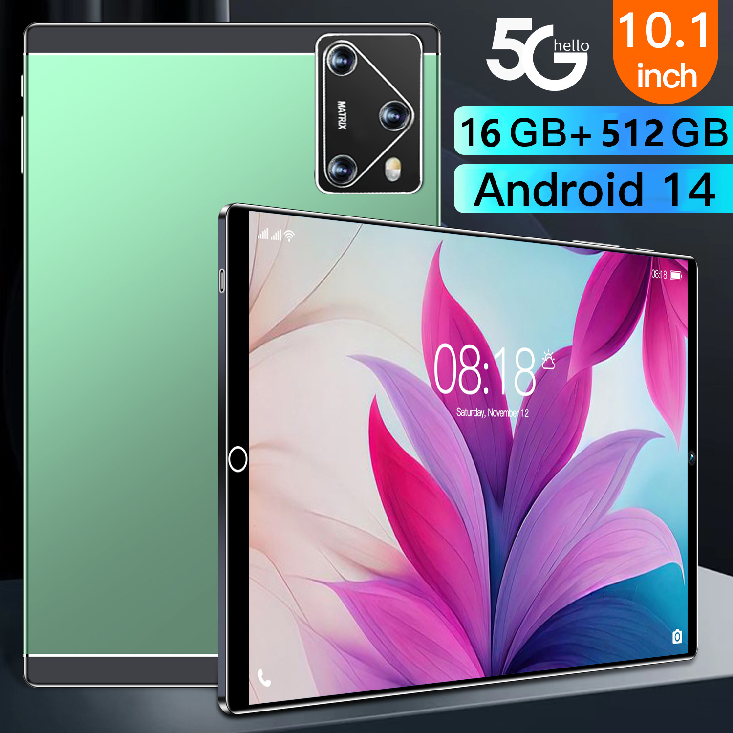 New Dual Sim Dual Standby Manufacturer Wholesale Cross-Border Foreign Trade 10.1inch Tablet Ready-Made Ultra-Thin Machine