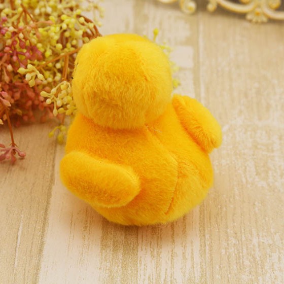 Mascota perro gato sonido felpa connotación BB juguete amarillo pequeño pato dibujos animados lindo serie