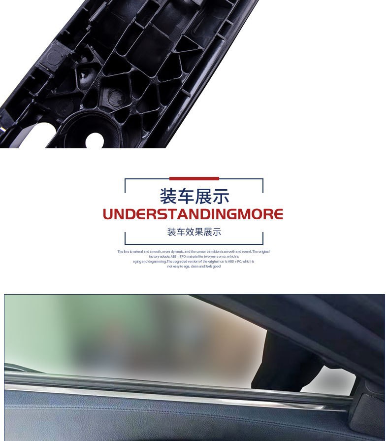 Suitable for Bmw 7 Series Interior Door Handle 730740750Lif01F02 Interior Door Armrest Door Handle Assembly
