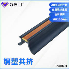 专业定制PVC铜塑共挤弧形收边异型材抗老化环保耐用不易变形