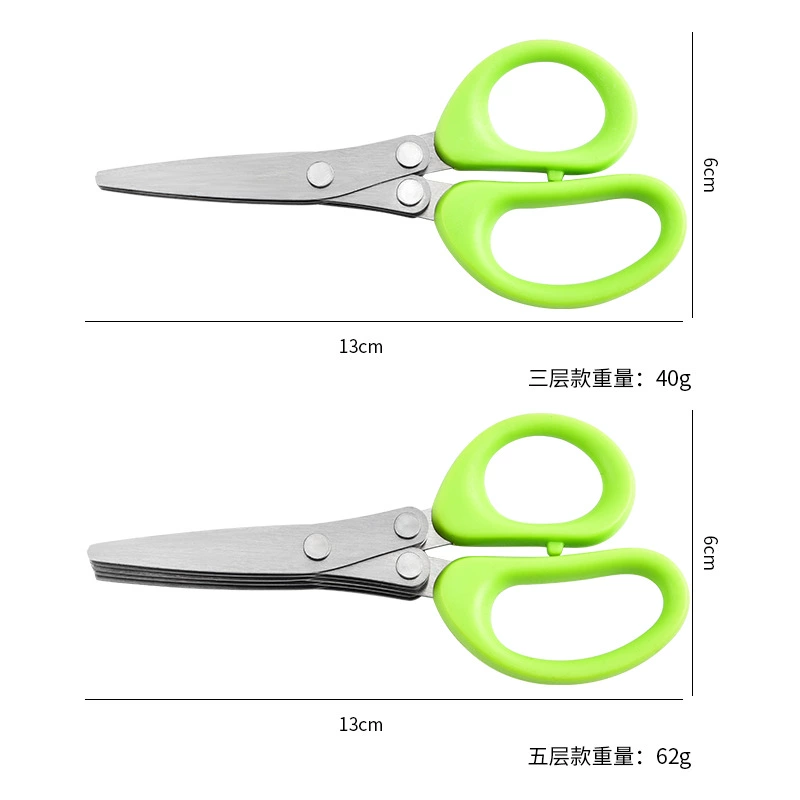 Universal food scissors for supplementary food stainless steel for home use