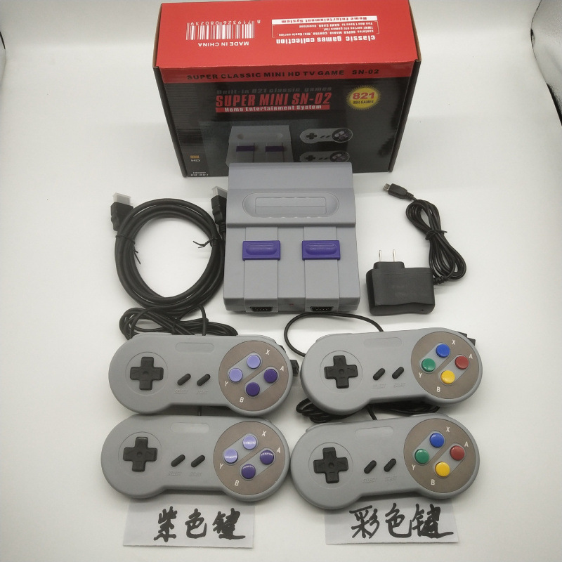Miniconsola de Juegos Retro de TV de 8 Bits con 821 Juegos HDMI SNES SFC de ABS image 7