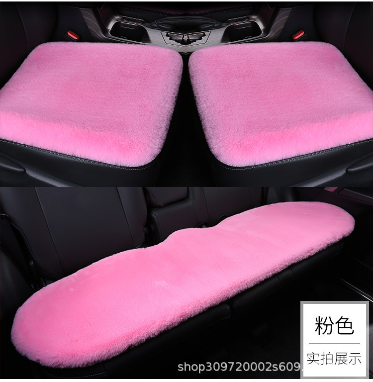 1400グラムの厚い冬の自動車座布団のぬいぐるみの3点セットの座布団保温シートのオフィスシートの後部座席の注文|undefined