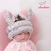 Both ears gray rainbow horse
