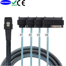 Mini SAS 36P SFF-8087转SFF-8482 SAS 29+15P SATA传输连接线