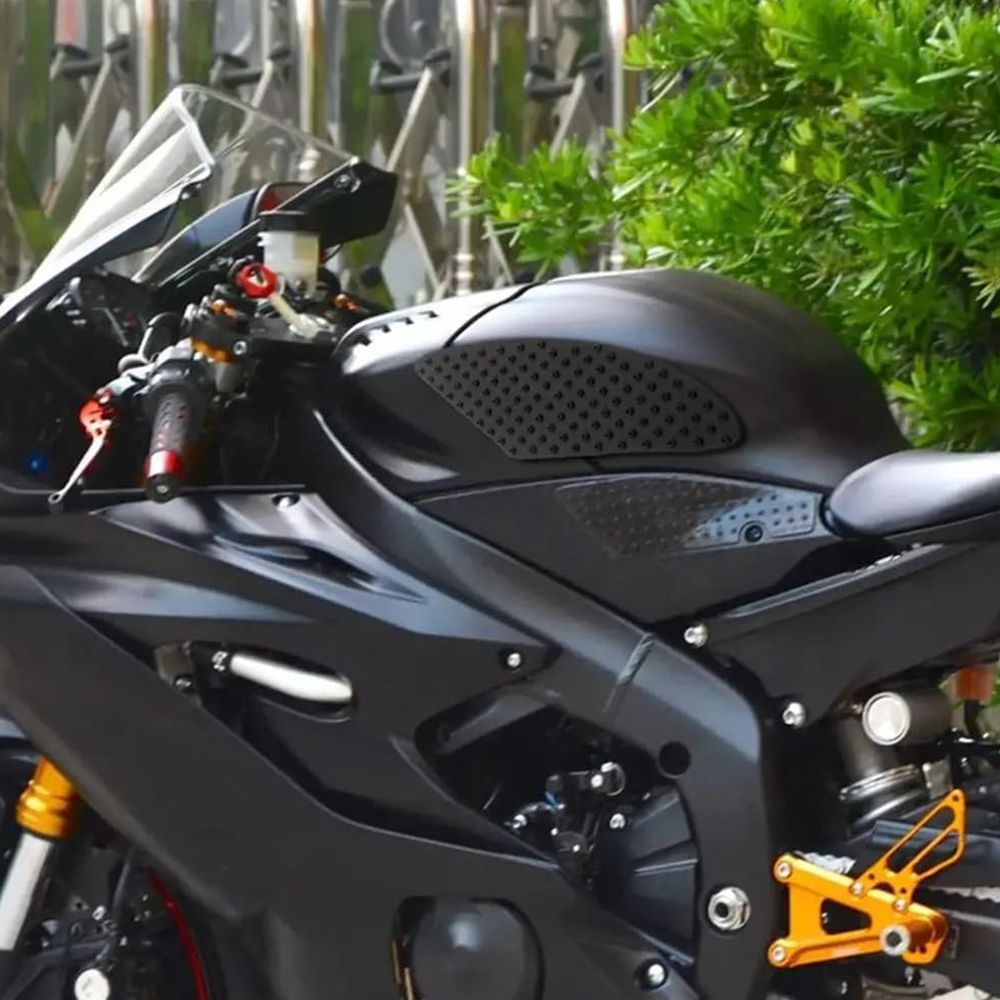 Suitable for Yamaha, Kawasaki, and Honda Motorcycles, Cross-Border Hot-Selling Fuel Tank Anti-Slip Stickers, Heat Insulation Stickers, Side Stickers, Knee Pads
