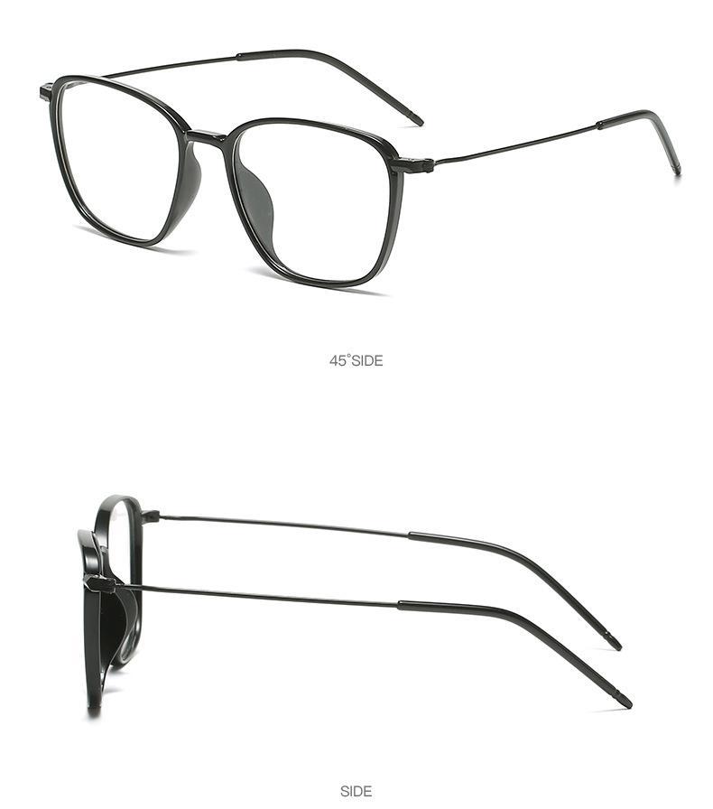 2022新款金属TR方形眼镜框复古潮流男防蓝光变色眼镜素颜近视眼镜详情17