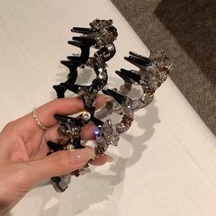 高级感发箍法式水钻2025新款生日头饰头箍女发捆发卡发饰