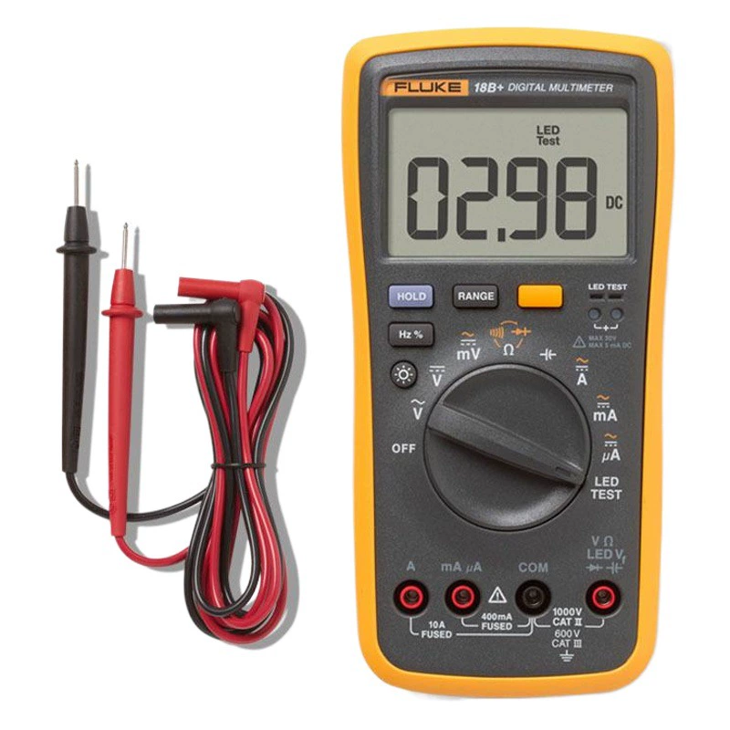 FLUKE Fluke Цифровой мультиметр F15B /18B /17B /101/12E Высокая точность мультиметр