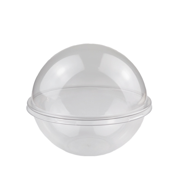 Caja de embalaje de pastel de cumpleaños de San Valentín caja de cristal transparente Bola de mousse de Navidad huevo de coco fruta caja de embalaje de pesca