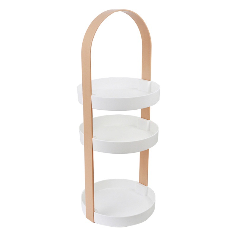 Estante organizador de cosméticos de múltiples capas extraíble mesa de escritorio de almacenamiento de productos de cuidado de la piel joyería baño rack de almacenamiento