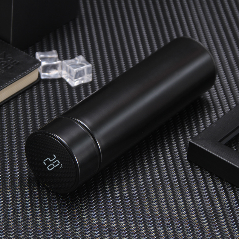 Taza térmica de acero inoxidable con pantalla LED inteligente