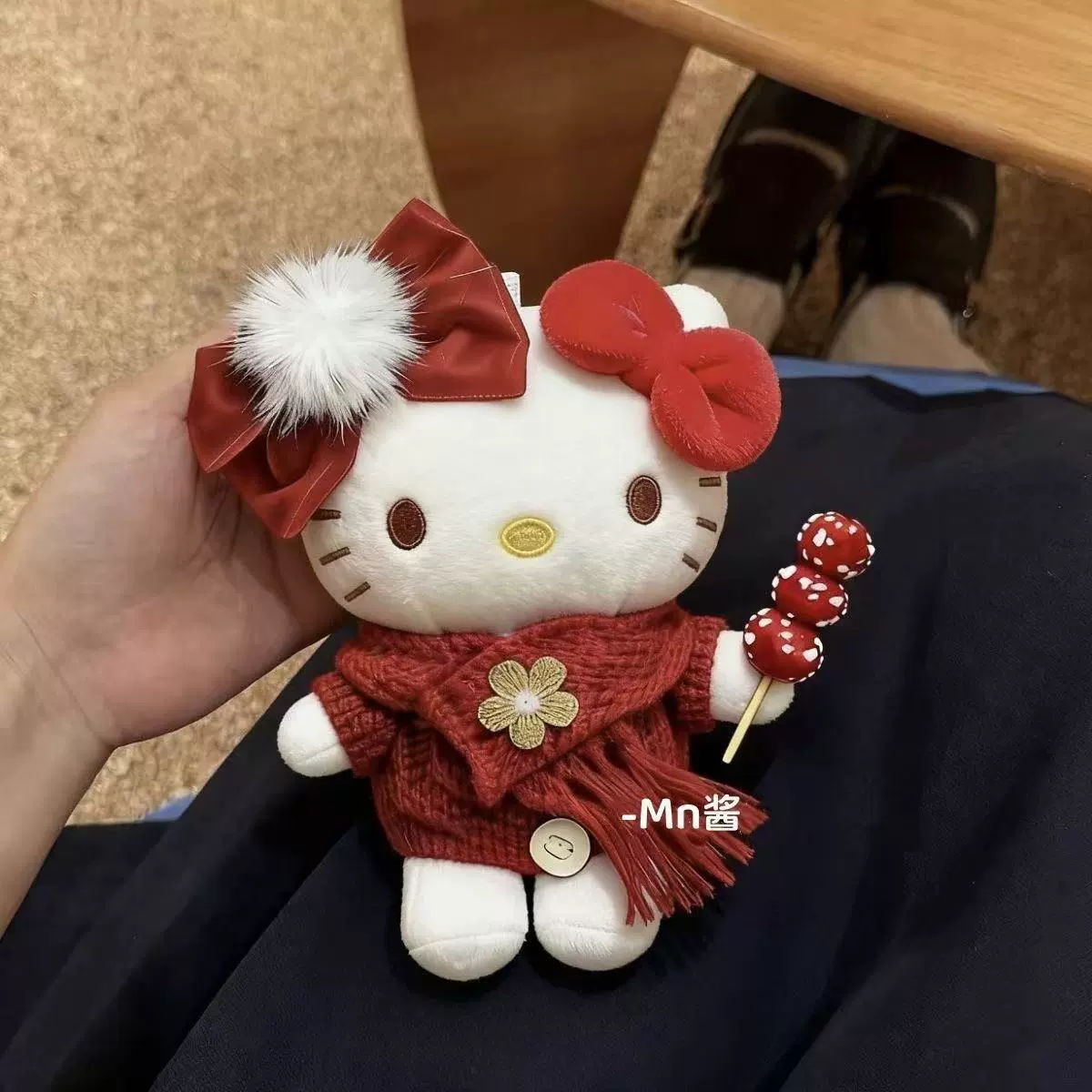 Плюшевый брелок (Sanrio) Hello Kitty, плюшевая кукла-талисман, размеры 10–16 см