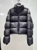 Velvet black vest with zipper with down, goose down