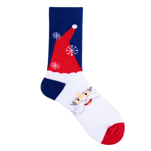Christmas socks festive socks tall cotton Santa Claus snowman Christmas tree stockings autumn and winter socks