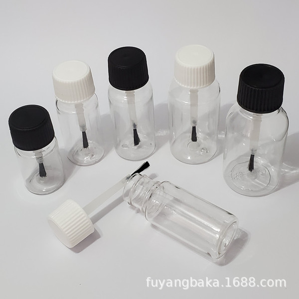 Transparent plastic brush