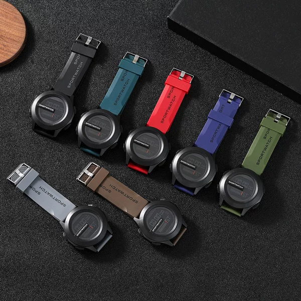 2025 new men's science and technology round sp electronic watch multi-function stopwatch luminous trend student electronic watch
