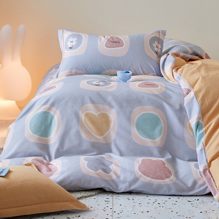 Nuevo 100% algodón de clase A algodón molido cuatro piezas de ropa de cama de cuatro estaciones gruesa dormitorio tres piezas de caja de regalo