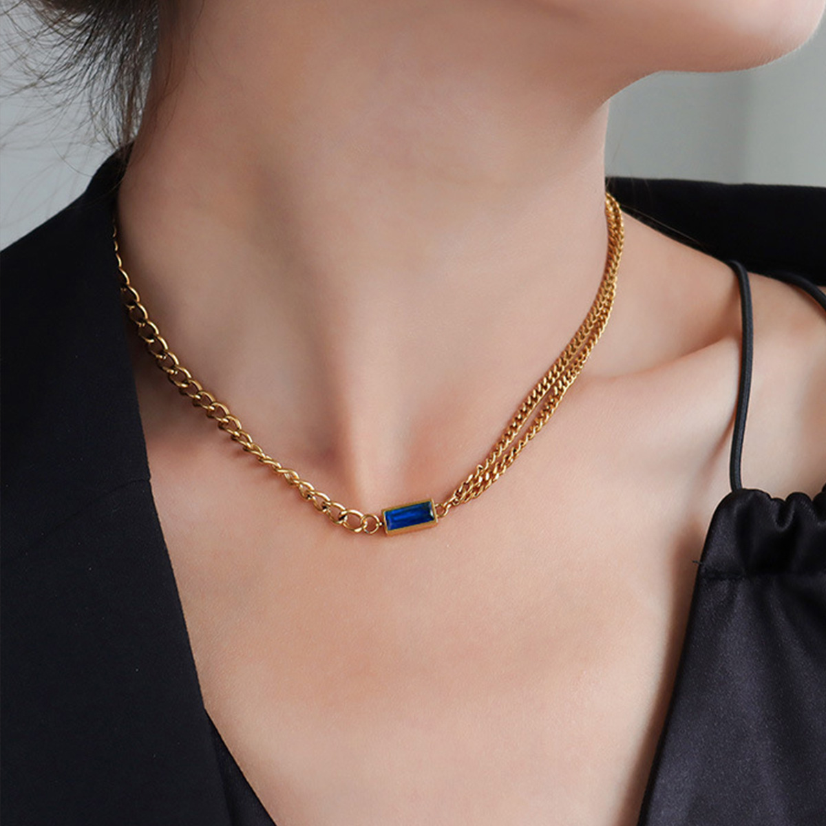 Nuovo set di orologi da donna Set di unghie con bracciale, collana e orologio da donna alla moda e versatile_voghion.com