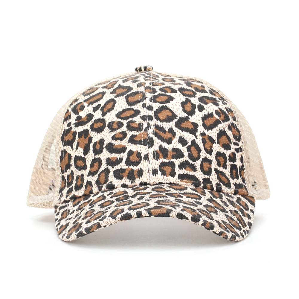 Unisex Streetwear Leopard Curved Eaves Baseball Cap display picture 10