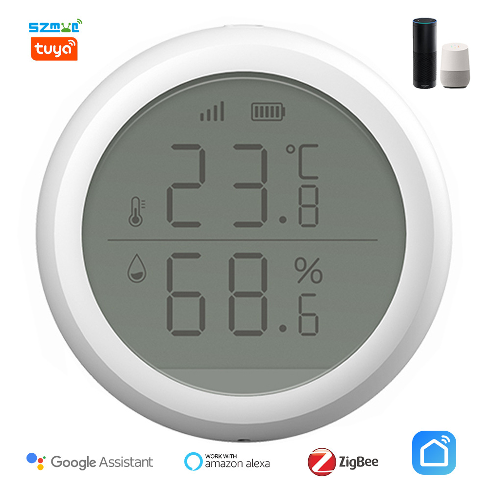 涂鸦智能温湿度传感器ZigBee3.0版带LED显示屏的涂鸦智能温湿度传