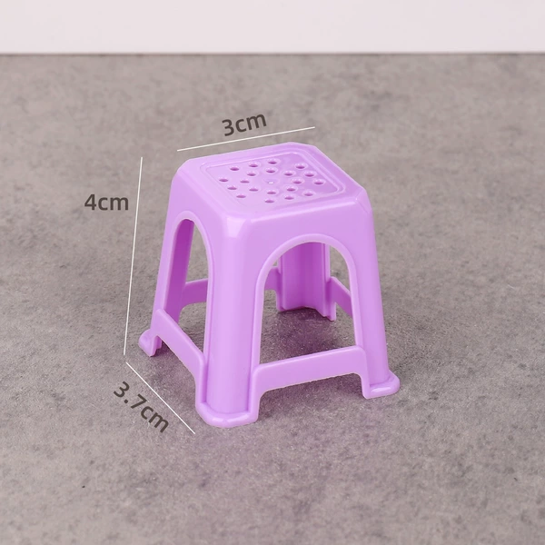 Purple stool chair