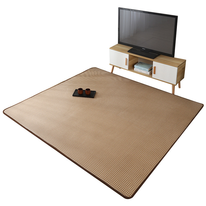Los fabricantes suministran alfombra de estilo japonés alfombra dormitorio sala de estar ventana de la Bahía verano ratán estera del piso tatami