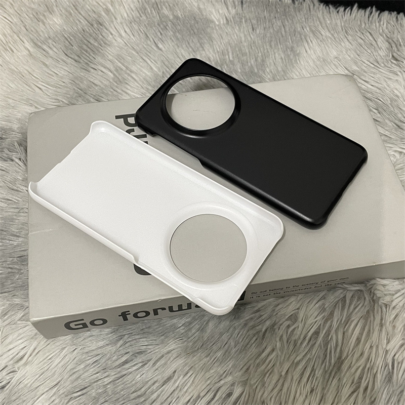 Aplicable a Huawei Mate70Pro semi-paquete de funda de teléfono esmerilada Nova13Pro cubierta protectora anti-caída sin marco superior e inferior