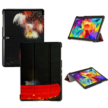 适用三星Tab S 10.5平板保护套三星T800 T805C皮套壳三折智能休眠