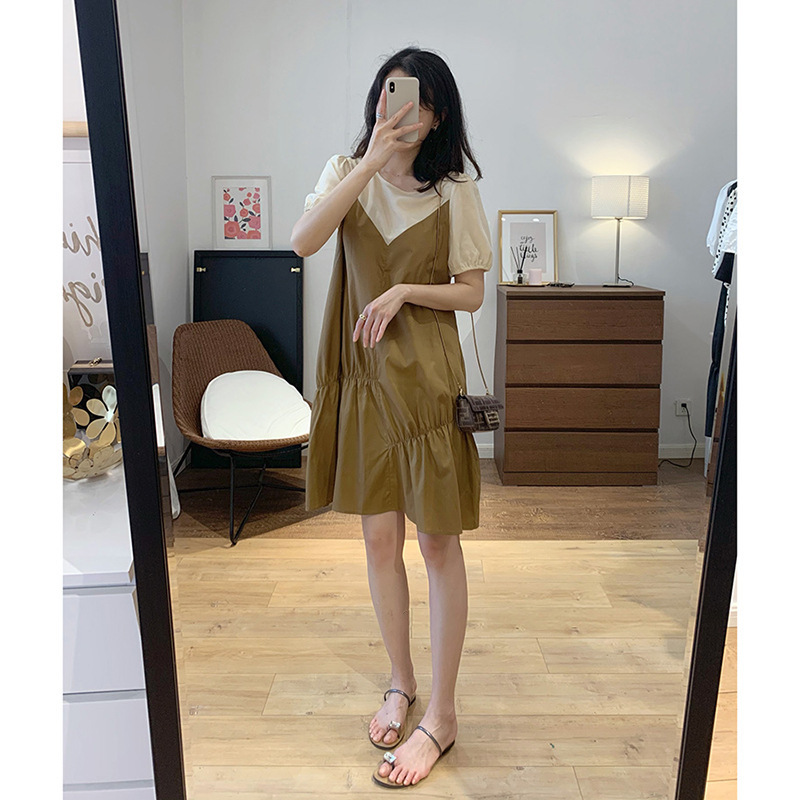 French Style Design First Love Tea Break Skirt Women's Summer New Puff Sleeve Dress 9901 French Style Design First Love Tea Break Skirt Women's Summer New Puff Sleeve Dress 9901