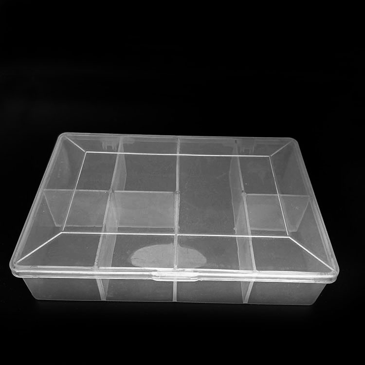 多格PP透明分隔盒塑料包装盒收纳整理盒零件盒首饰螺丝电子零件盒