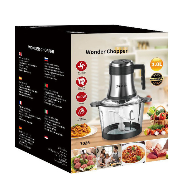 Universal food processor stainless steel
